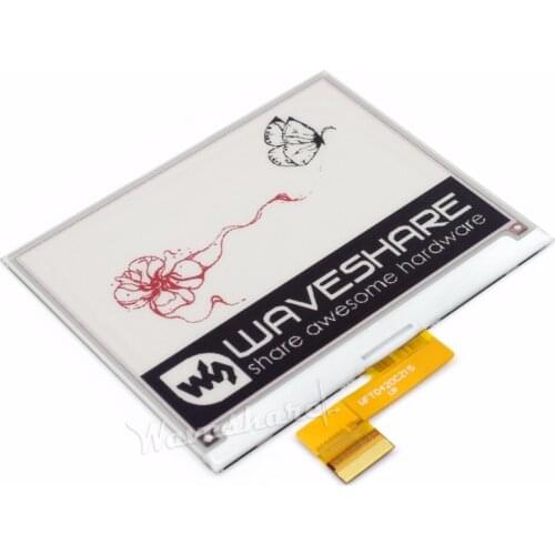 Waveshare 4.2inch E-Ink Raw Display SPI E-paper for Raspberry Pi/Arduino/STM32 Red/Black/White low power consumption