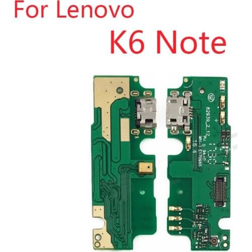 For Lenovo K6 Note Micro USB Charging Port Charger Dock Plug Connector Flex Cable With Microphone