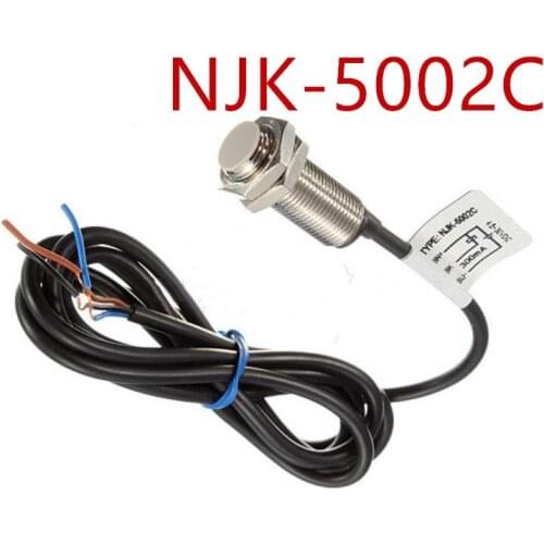 1pcs NJK-5002C NPN 3-Wires Normally Open Inductive Proximity Sensor Switch Proximity Switch Gray Head