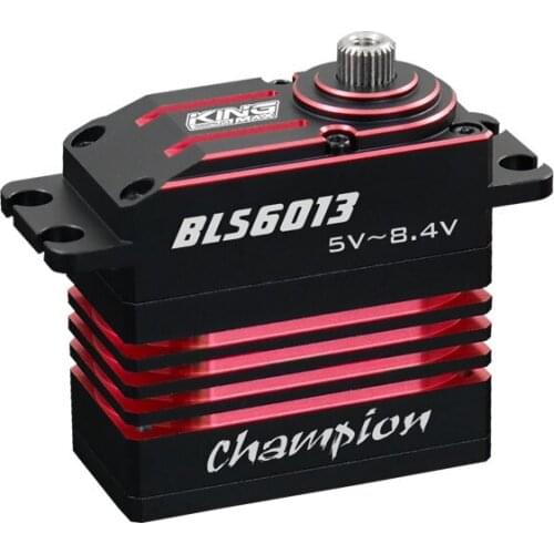 KINGMAX BLS6013 85g 60kg.cm digital metal gears high Voltage waterproof brushless motor servo for RC car Fixed wing Helicopter