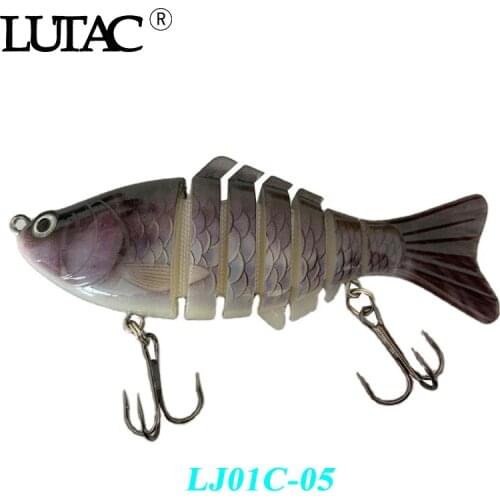 LUTAC 10cm 15.5g Multi Jointed Swimbait Segment bait Hard Wobbler artificial fishing lures