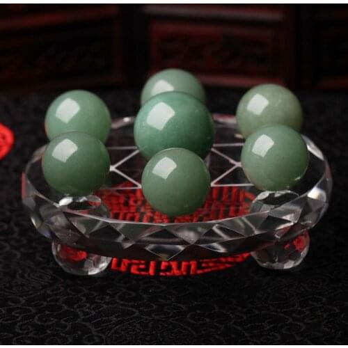 Natural Crystal Mineral Jewelry A Set Of Seven-Star Ball Citrine Guardian Health Healing Stone Repair Home Decor Collection Gift