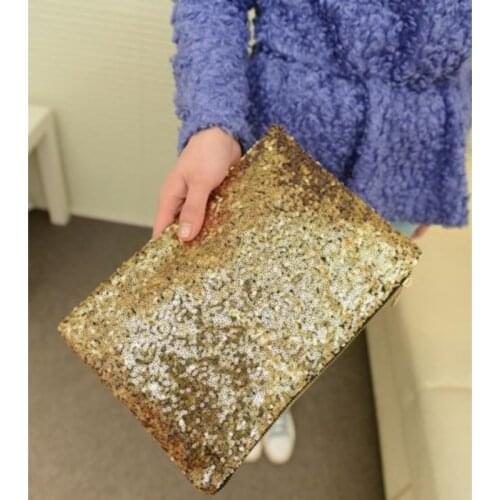 2020 Day Clutches for Women Fashion Party Handbags Sequins Decoration Silt Pocket Bag Ladies Clutch Casual Bags for Female