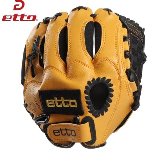 Etto 10 Inches Children Baseball Gloves Left Hand Softball Glove High Quality Baseball Training Glove For Kid Child HOB001Z