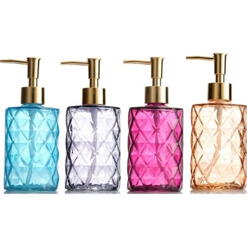 Portable Glass Hand Liquid Soap Dispenser Pump Shampoo Bottle Shower Gel Storage Box Kitchen Sink Bathroom Accessories Set NEW