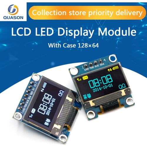 0.96 inch oled IIC Serial White OLED Display Module 128X64 I2C SSD1306 12864 LCD Screen Board GND VDD SCK SDA for Arduino