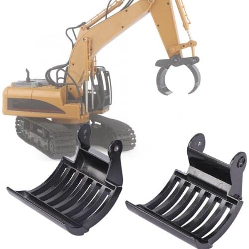 Spare Parts RC Simulation Gripper for HUINA 1570 Metal Remote Control Excavator Engineering Vehicle Model Accessory RC Car Toys