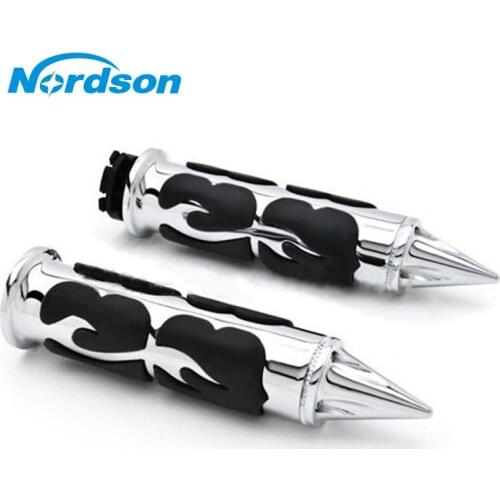 Nordson Universal 22MM Motorcycle Handlebar Hand Grips For Harley Ducati Honda Suzuki Kawasaki Yamaha BMW KTM Ducati