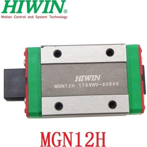1pc original Hiwin miniature linear guide block MGN12H