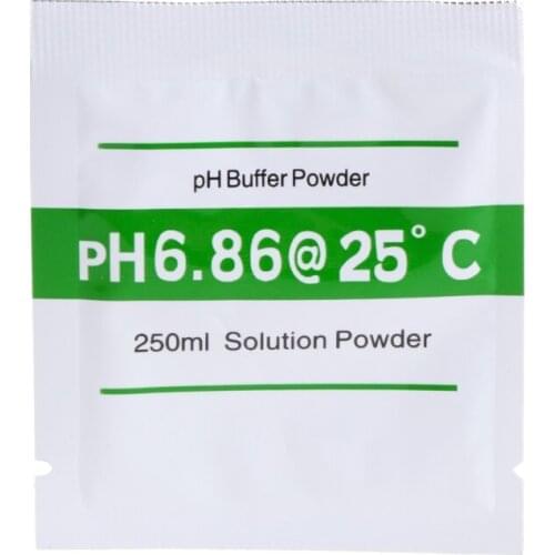 20 Pcs PH Buffer Solution Powder PH For Test Meter Measure Calibration 4.01 6.86 GXMA