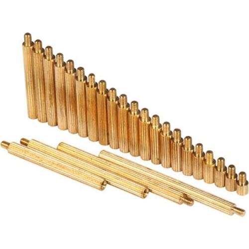 20pcs M2 copper column Screw Round Security columns Camera stud Single head coppers post 15mm-26mm Length