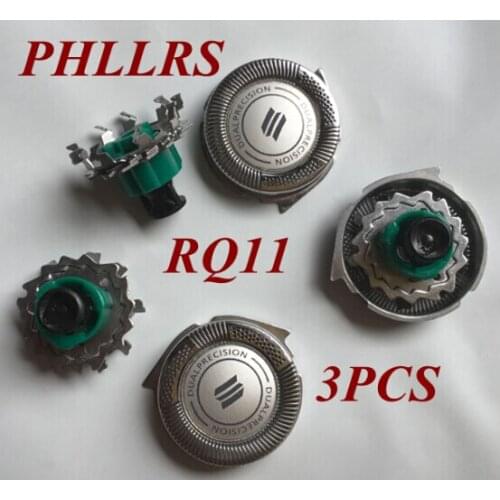 3Pcs RQ11 replace Head razor blade for PHILIPS Shaver rq10 rq12 rq32 RQ1185CC RQ1195CC YS1106 YS1108 RQ1050 RQ1075 RQ1060