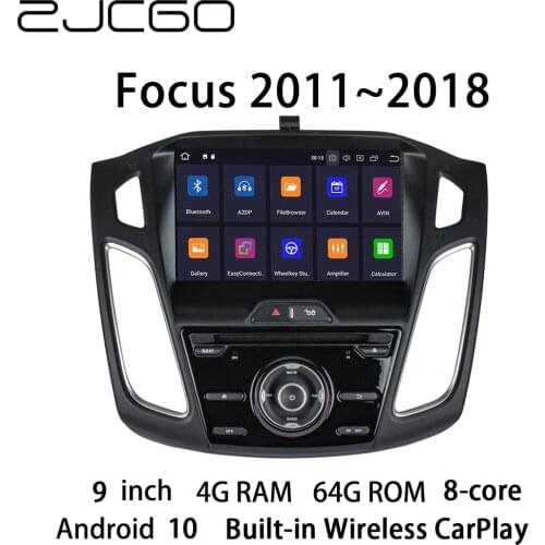 Car Multimedia Player Stereo GPS DVD Radio Navigation Android Screen for Ford Focus 2011 2012 2013 2014 2015 2016 2017 2018