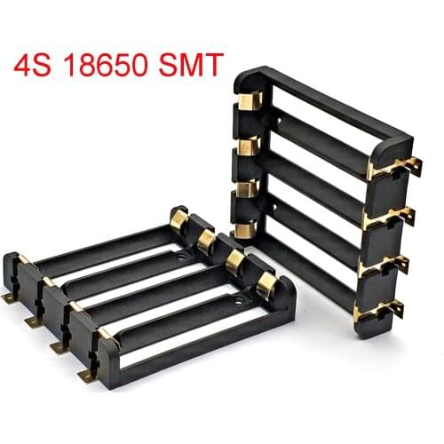 4x 18650 Series Batteries Holder Box Storage Case Container Power Bank with Bronze Pins Rechargeable Drop Ship Wholesale