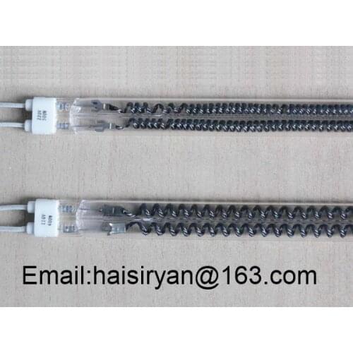 Long wave IR emitter replacement bulbs quartz heating element carbon fiber heating resistances industrial infrared heaters