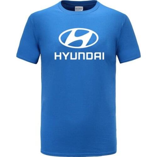 Styie New Hyundai Print T Shirt High Quality Mens Women short Sleeve Hyundai T-shirt Summer Casual 100% Cotton Tops T shirt