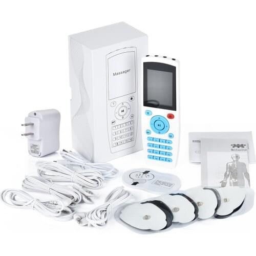 16 Modes Electrical Massager Digital Therapy Tens Machine for Body Back Neck Pain Relief Health Care Tools for Message Relaxatio