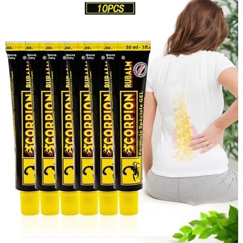 10Pcs 30G Scorpion Venom Ointment Powerful Efficient Pain Relief Muscle Pain Rheumatism Arthritis Neuralgia Acid Stasis Cream