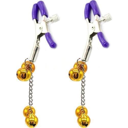 Metal Cha Nipple Clamps Sex Products Exotic Accessories Labia Clitoris With Metal Chain Adult Sex Toys For Women