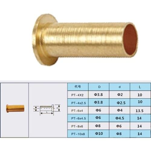 PT4x2 4x2.5 6*4 8*6 10*8 12*9 12*10 mm inserting plug brass nylon oil tube sleeve brass Elow clip joint connector coupler