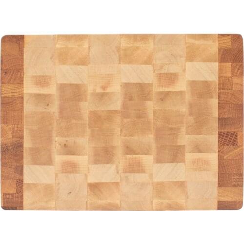 Soandora End Grain Cutting Board Maple, Two Short Edge Oak Lane