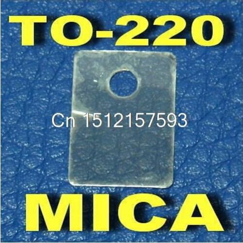 TO-220 Transistor Mica Insulator,Insulation sheet, x 50
