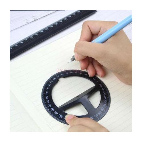 Three-dimensional ruler Easy to take ruler Triangular protractor Student drawing ruler drawing tools