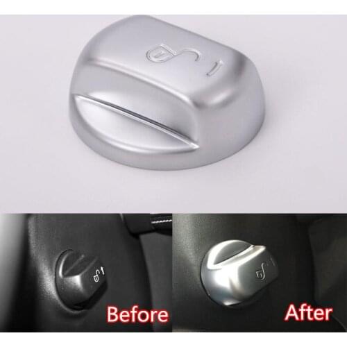 YAQUICKA For Jaguar XE 2.0T 2015 F-Pace 2016 Auto Car Steering Wheel Adjust Button Switch Cover Cap Trim Car-styling ABS Matte