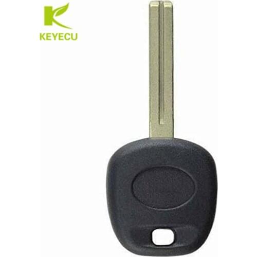 KEYECU Replacement New Transponder Chip Key 4D68 for Lexus LX470 ES300 GS300 GS400 GS430 IS300 LS400 RX300 Uncut Short Blade