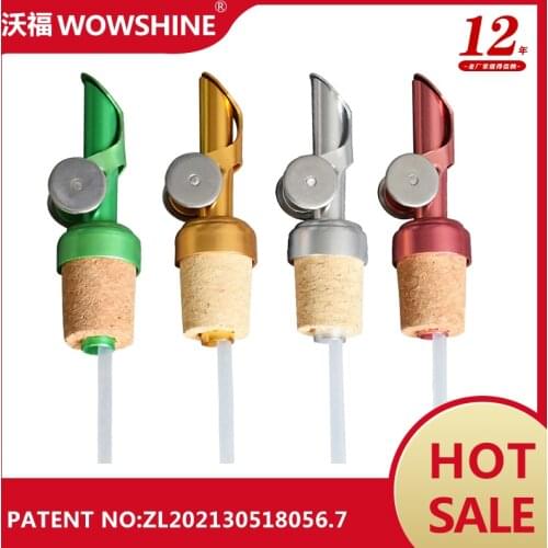 FREE SHIPPING 10pcs/lot high quality delicacy colorful liquid Wine pourer / oliver oil pourer cork bottle pourer