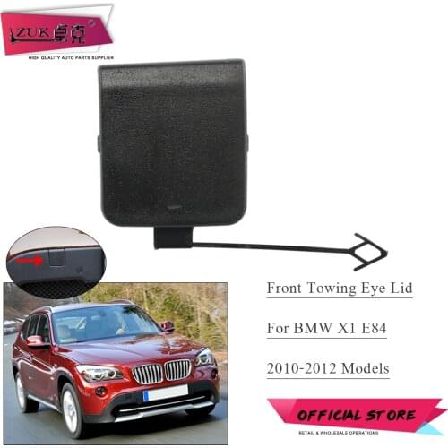 ZUK For BMW X1 E84 2010 2011 2012 Rear Bumper Towing Hook Cover Cap Tow Hook Eye Garnish Shell Base Color OEM:51112990204