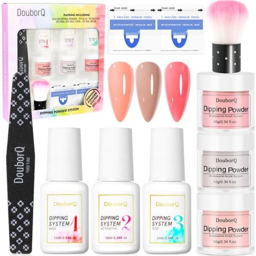 10g Dipping Nail Powder Liquid System Clear Dip System Tools for Acrylic Powder Without Lamp Cure Nail Art Tool