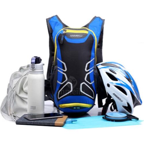 15L Waterdichte Fiets Rugzak, Ultralight Fietsen Rugzak Mtb, Hydratatie Rugzak Waterzak, Wandelen Rugzak