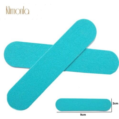 50PCS Artificial Nail Sandpaper MiNi Wood Nail Files Nail Art Tools Disposable Cuticle Remover Buffer limas para Manicure Tools