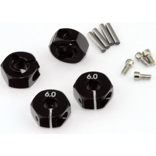 Aluminum Wheel Hex 6.0 Drive Adaptor With Pins Screws TB01 TB02 TA05 TG10