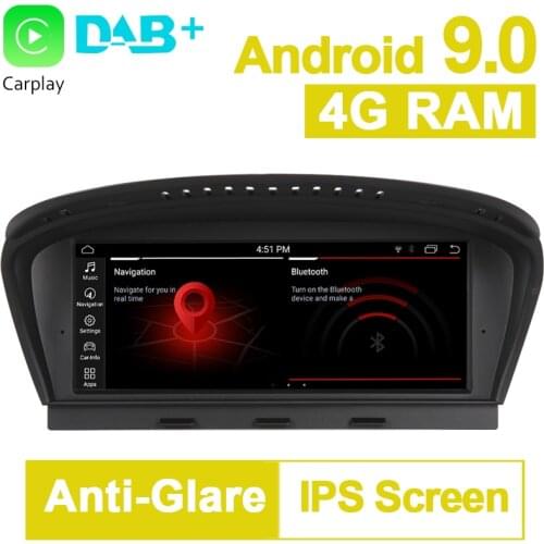 PX6 8.8 inch Android 9.0 Auto Player GPS Navigation System Media Stereo For BMW 3 Series E90 for BMW 5 Series E60 with CCC