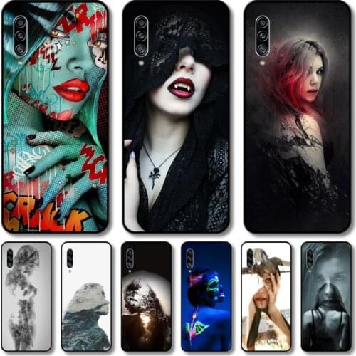 Beautiful girl ladys Phone Case Hull For Samsung Galaxy M 10 20 21 31 30 60S 31S Black Shell Art Cell Cover TPU
