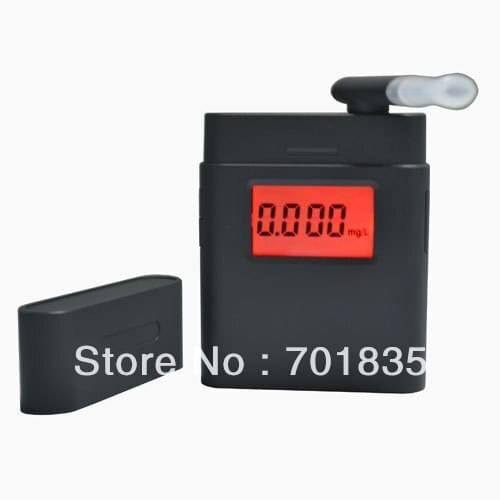 2pcs/lot Breath Alcohol Tester With 360 Degree Rotating Mouthpiece Accurate Digital Alcohol Tester Wholesale