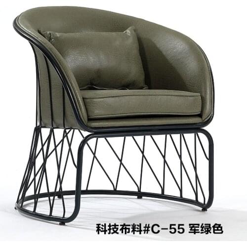 Science and technology cloth wash-free sofa chair lounge area loft vintage singleton apartment small family furniture sofa combi