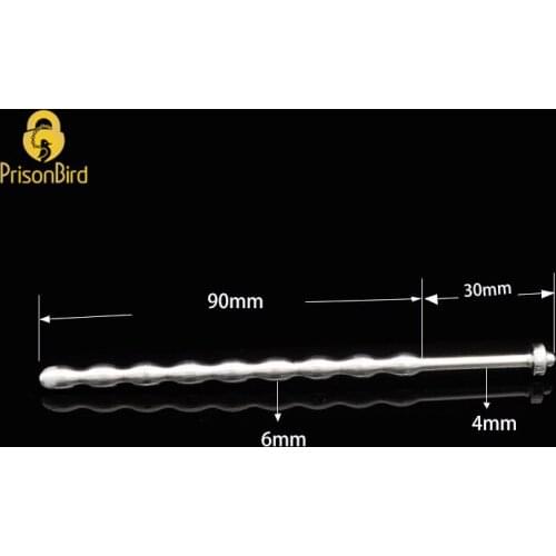 For Queen Sex Training AV Sex Game Props Stainless Steel Electro Shock Urethral Sound Electro For Men Plug Accessory A209