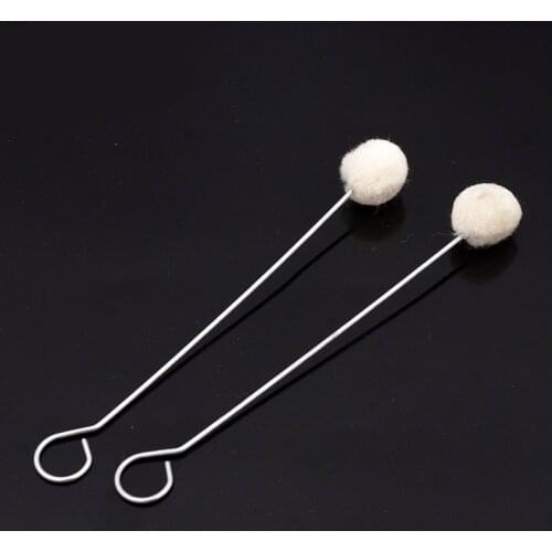 100pcs/packHigh Quality Natural Wool Daubers Leather Dyeing Finishes Applicator Glue Paint leather craft tool