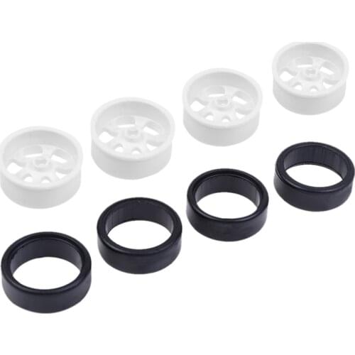 K969-01 K969-02 Wheel Rim Hub with Tire for Wltoys K969 K979 K989 K999 P929 P939 1/28 RC Car Spare Parts