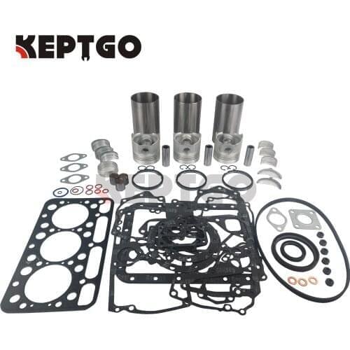 New D1402 Overhaul Engine Rebuild Kit & Cylinder liner for Kubota Engine