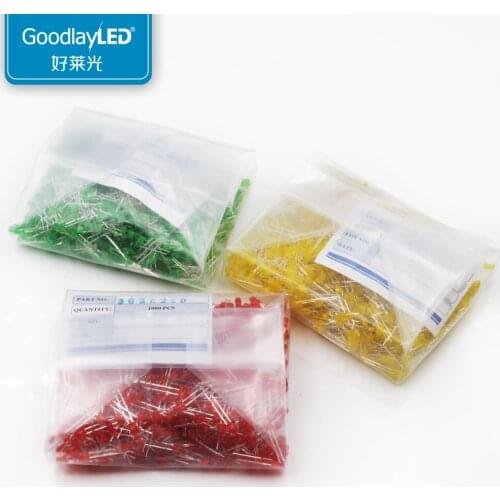 3mm High temperature resistant Round head with color light beads