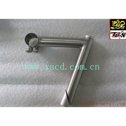 "L" shape Titanium bicycle stem light weight titanium bike stem XACD customized "L" shape titanium bike handlebar stem