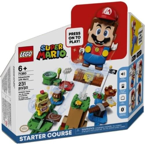 Lego 71360 super mario Adventures with Mario Starter Course 231pcs kids birthday christmas gift toys summer gift enjoy