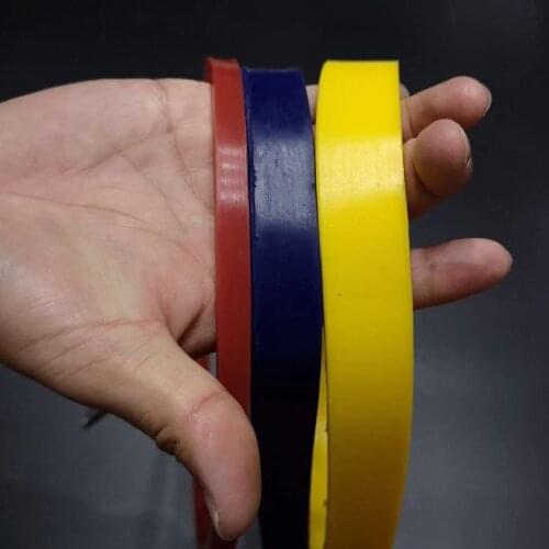 3pcs silencer band Shock absorber rubber belt strip for car brake disc lathe grinding alignment for Herman