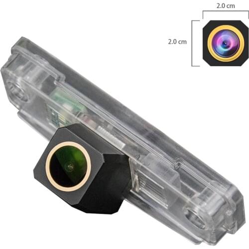 Misayaee Golden HD Car Rear View Reverse Camera Plate Light for Subaru XV/VX Crosstrek/Impreza 2011-2019 Night Vision Waterproof