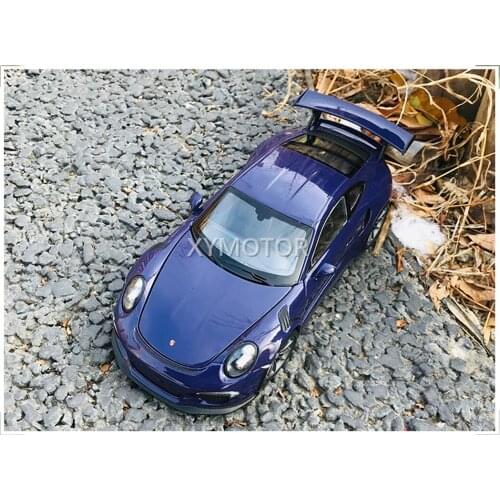 NEW 1/24 For Porsche 911 997 GT3 RS Welly 22495 Diecast Model Racing Car Gift Blue/White/Red/Orange/Black Metal,Plastic,Rubber