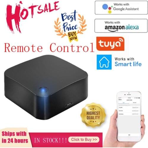 New Tuya Universal WiFi IR Remote Control For Air Conditioner/TV /DVD Smart Home IR Control Work with Alexa Google Home
